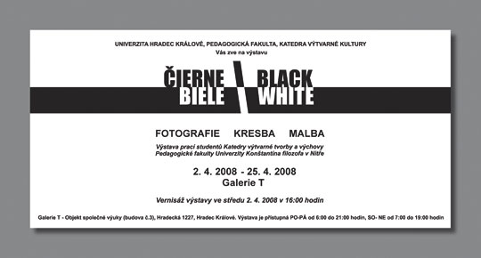 Projekt - Čierne/biele